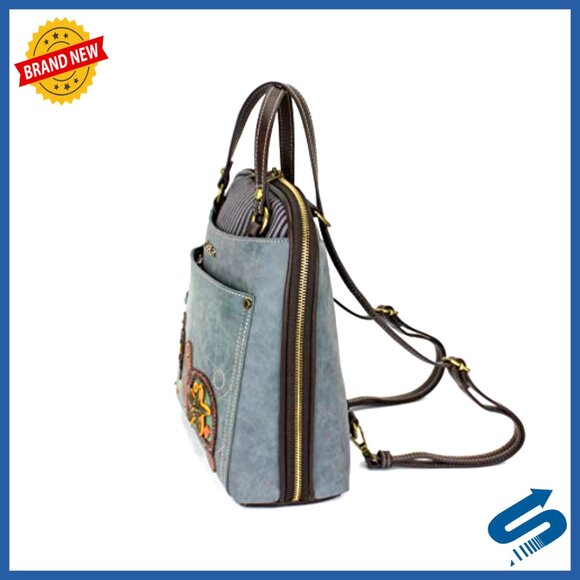 Convertible Backpack Purse Vegan Leather Adjustable Strap Casual main image 7